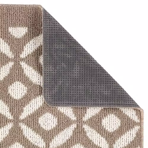 My Mat Stain Resistant Crescent Stone Runner in Beige and Grey, W: 67 cm, L: 100 cm – 3
