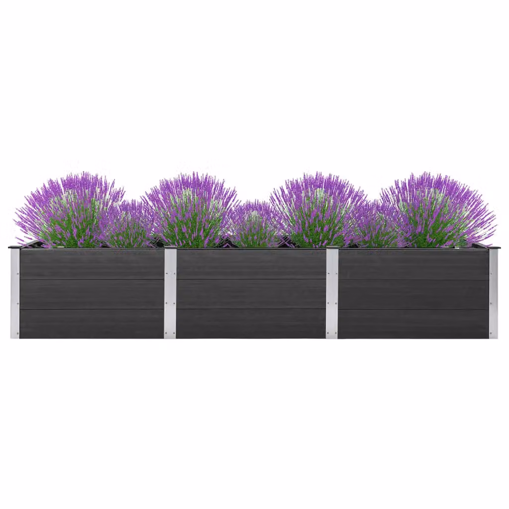 Berkfield Home Garden Grey WPC Raised Bed W/D/H: 300 x 100 x 54 cm – 2