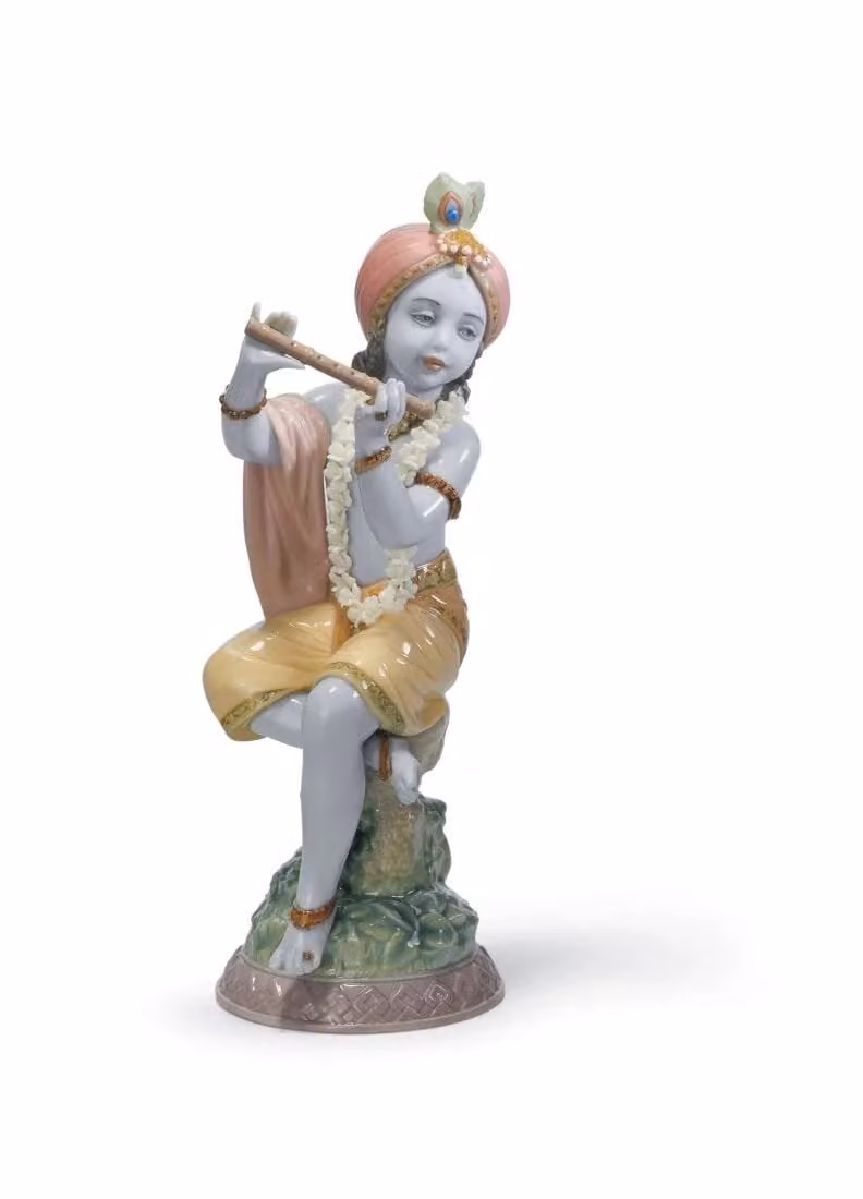 Lladró Lord Krishna Multicolour Porcelain Figurine