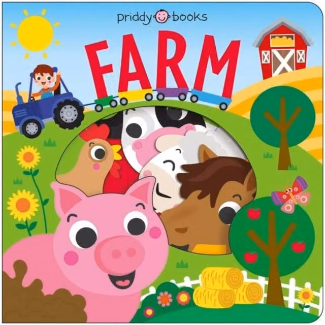 Priddy Books Farm Take a Peek Multicolour Paperback Book