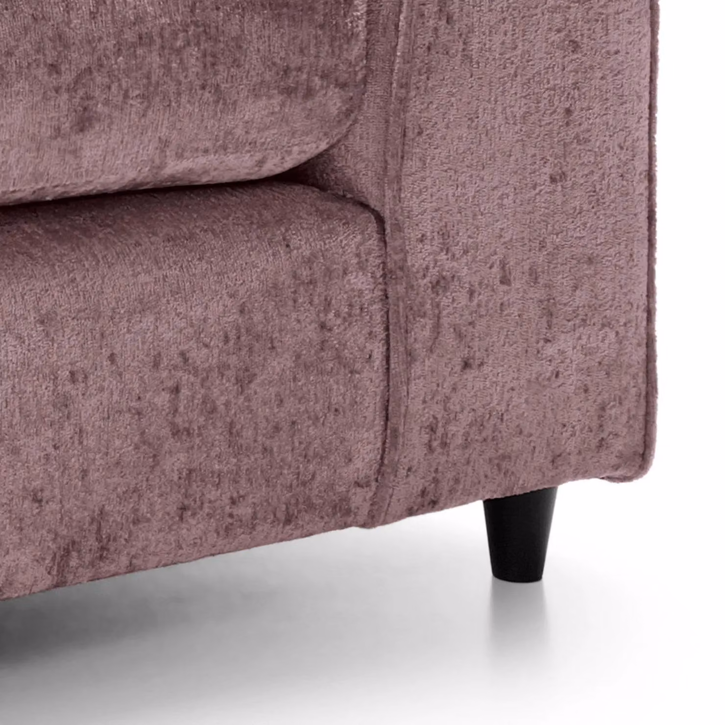 Abakus Direct Harriet 2 Seater Sofa in Pink Crushed Chenille Velvet – 5