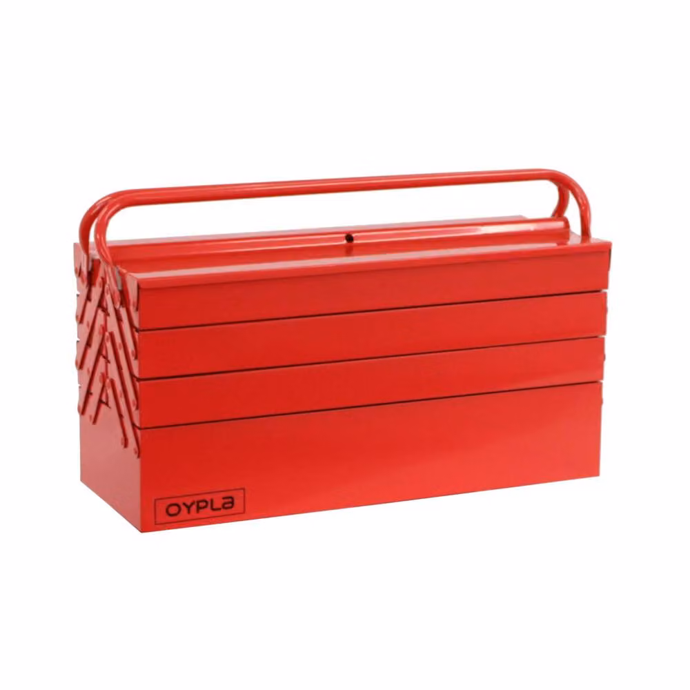 Oypla 4 Tier 7 Tray Heavy Duty Metal Cantilever Tool Box in Red – 3