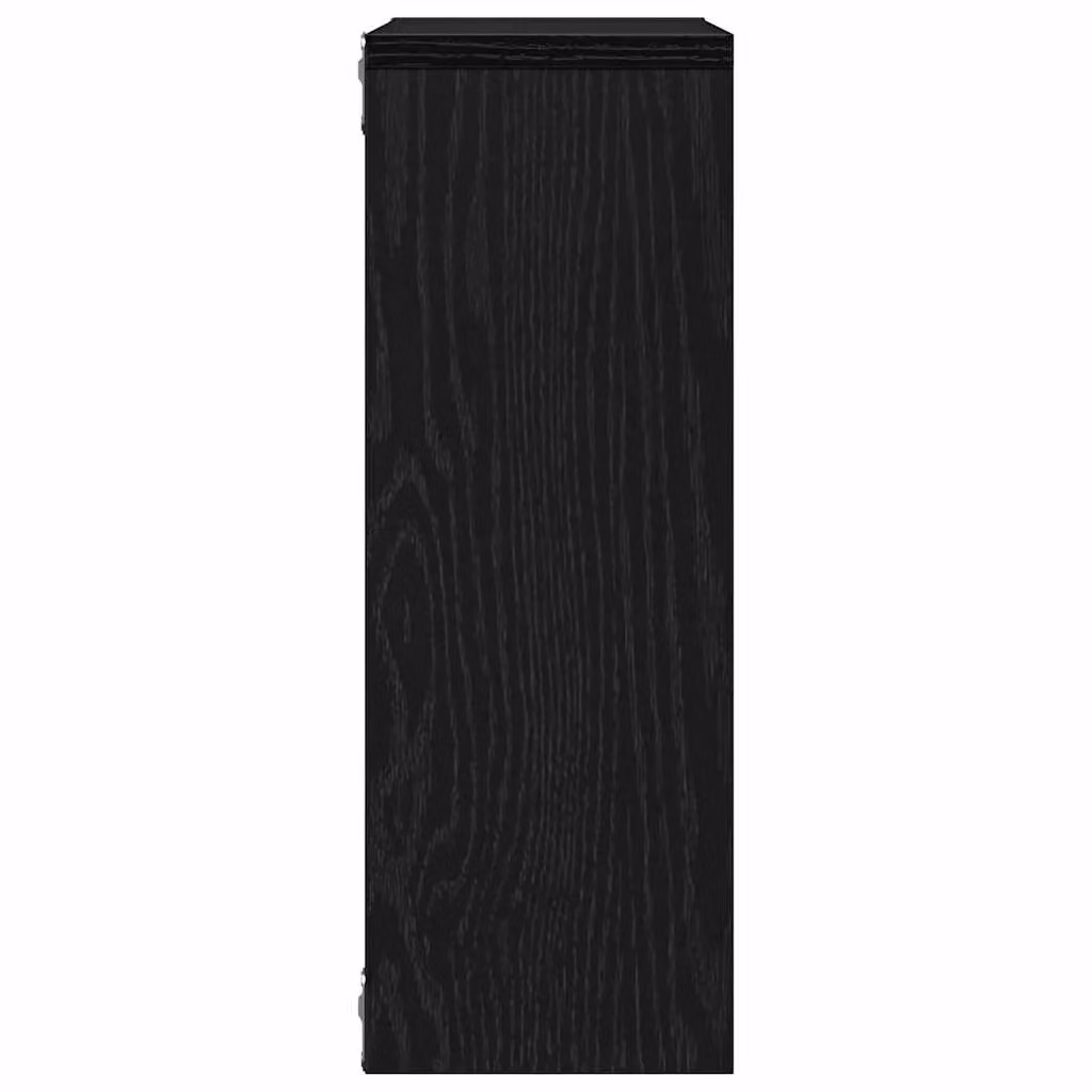 Berkfield Home Wall Mounted Shelf in Black Oak, W/D/H: 45 x 16 x 45 cm – 4