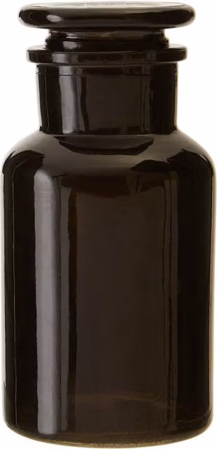 Orsina Black Glass Apothecary Reagent Bottle