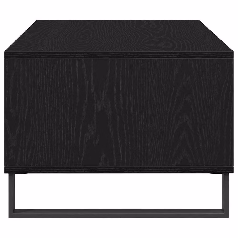 Berkfield Home Traditional Coffee Table in Black Oak, W/D/H: 90 x 50 x 36.5 cm – 4