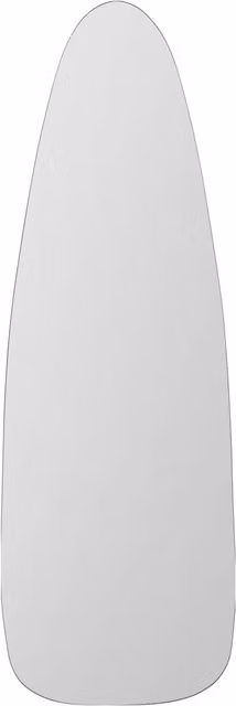 MirrorOutlet The Lacuna Modern Organic Hanging Mirror in Silver and Black, 120 cm