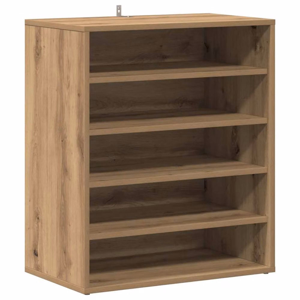 Berkfield Home Artisan Oak Shoe Cabinet in Brown, W/D/H: 60 x 35 x 70 cm – 2