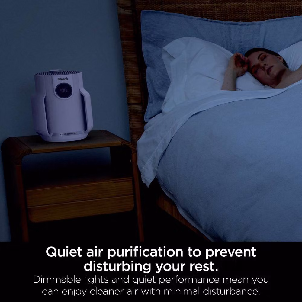Shark NeverChange5 Compact Pro Air Purifier with HEPA Filter, HP072UK, Purple – 2