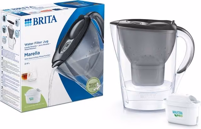 BRITA Marella Water Filter Jug in Grey