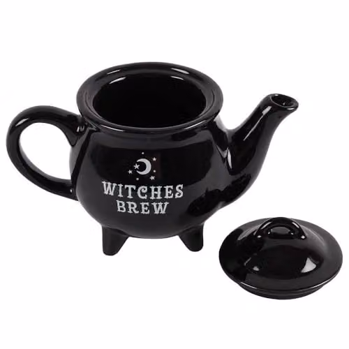 Spirit of Equinox Black Ceramic Teapot – 2