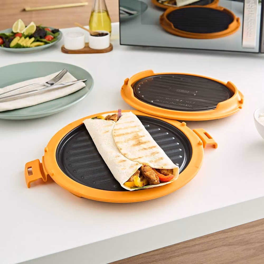 Morphy Richards Mico Microwave Round Grill in Orange – 5