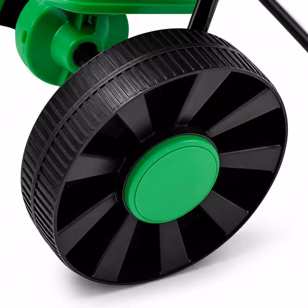 VOGREX 35kg Heavy Duty Manual Broadcast Spreader for Fertiliser, Grass Seed and Rock Salt in Green – 2