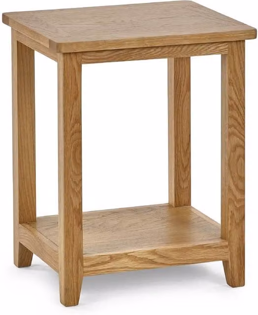 Cheshire Kinloch Contemporary Oak Lamp Table in Light Brown – 1