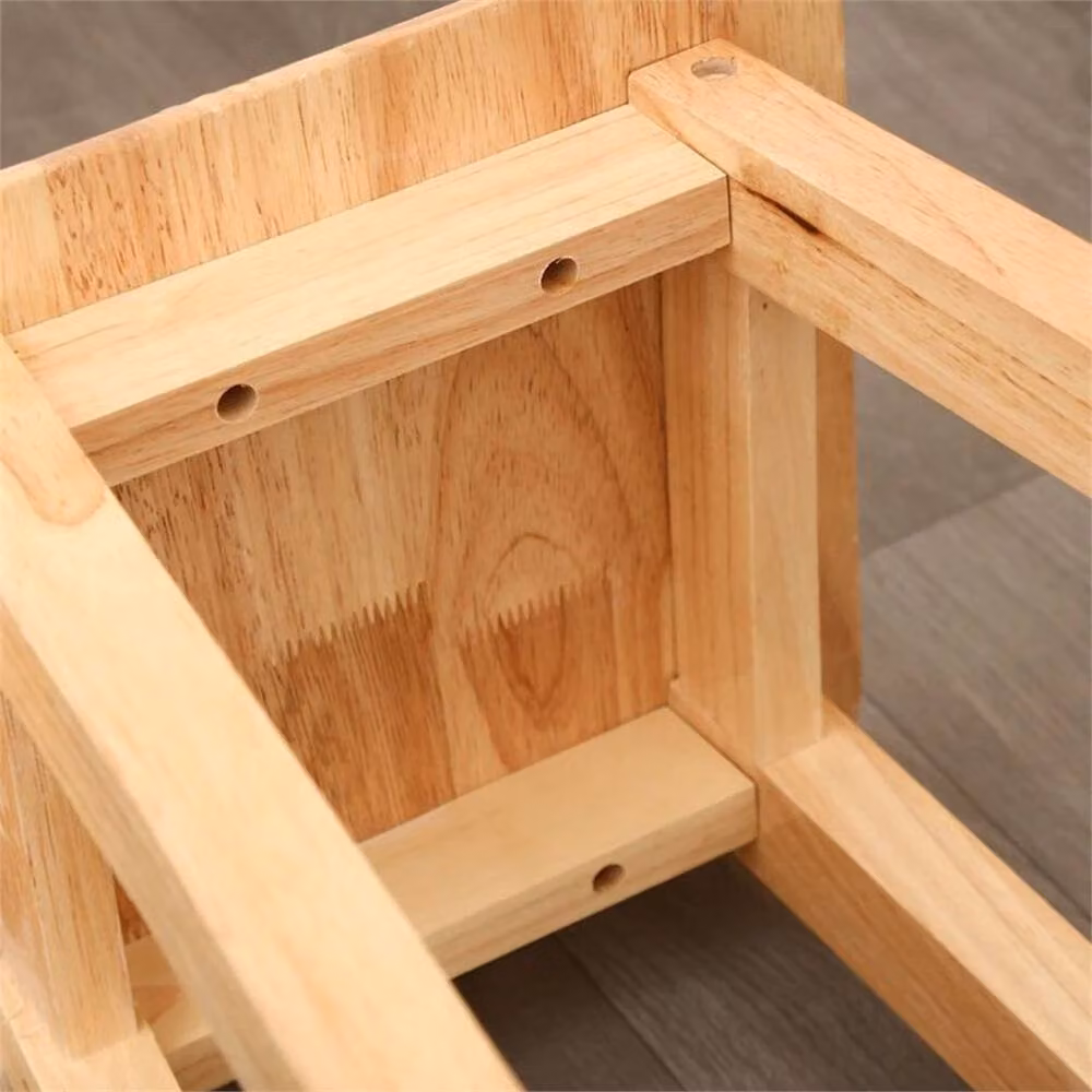 Nordara Wooden Bar Stool in Natural Sand, Height: 70 cm – 3