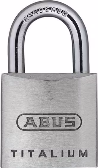 ABUS TITALIUM Aluminium Alloy Padlock, White, 20mm