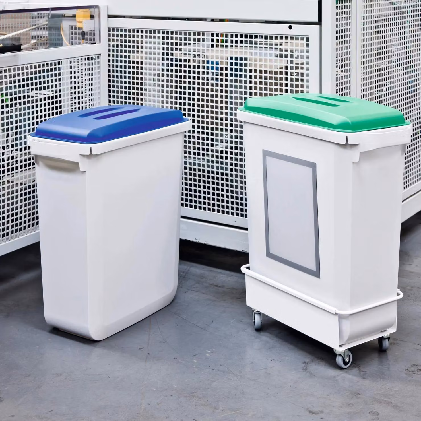 Durabin Blue 60L Rectangular Food Safe Recycling Bin Lid – 3