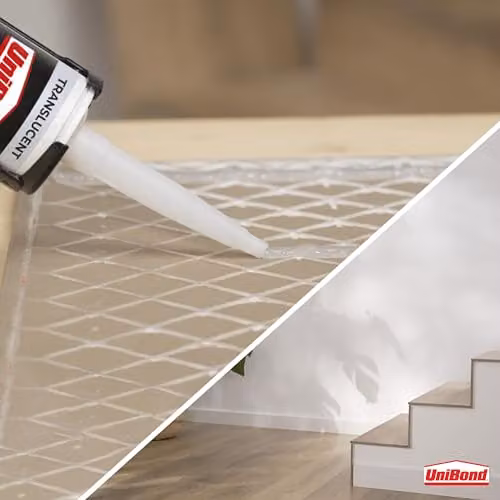 Unibond Seal and Bond Multi Purpose Adhesive Sealant Cartridge, Transparent, 291g – 4