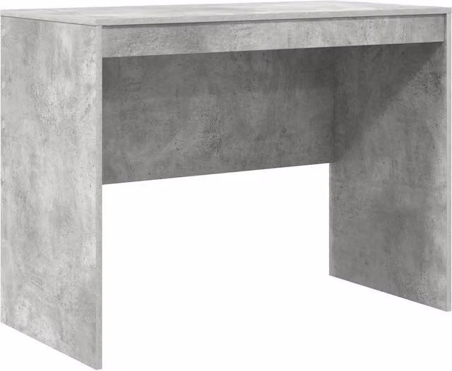 Berkfield Home Writing Desk in Grey MDF, W: 100 cm, D: 50 cm, H: 76 cm – 1