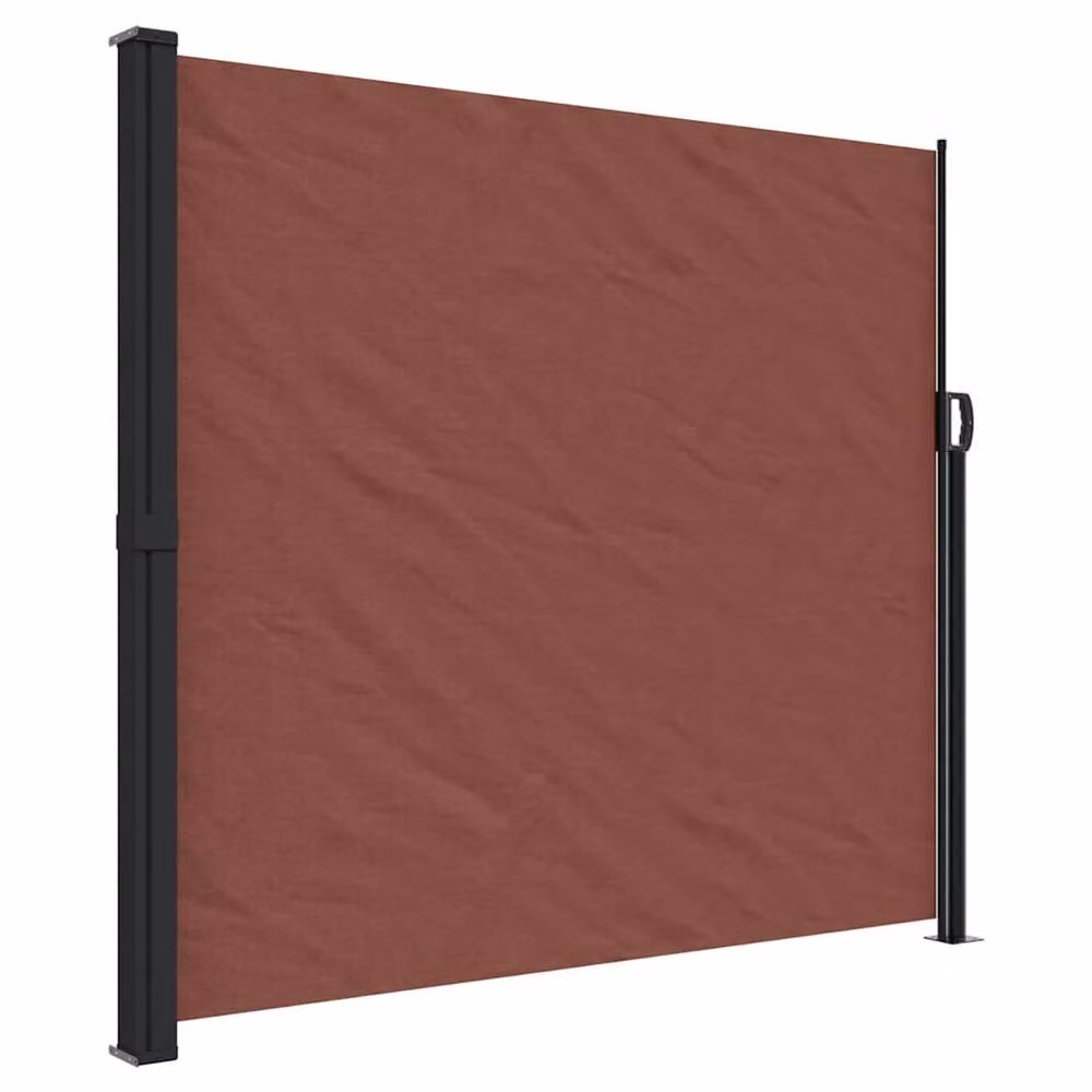 Berkfield Home Retractable Single Side Awning in Brown, W/H: 500 x 180 cm – 2