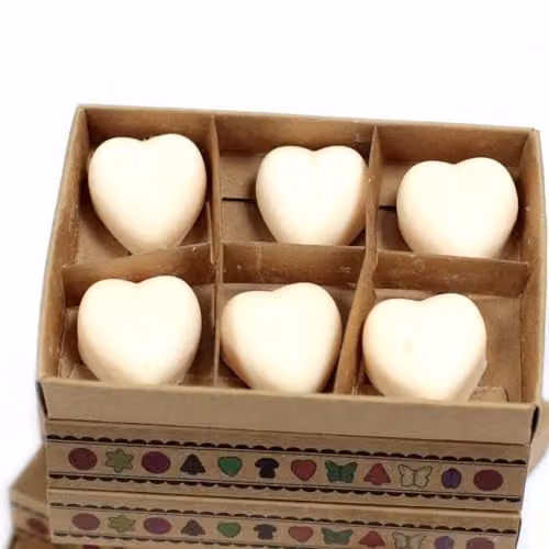 KDMD Cinnamon and Orange Wax Melts, Box of 6, White and Orange – 2