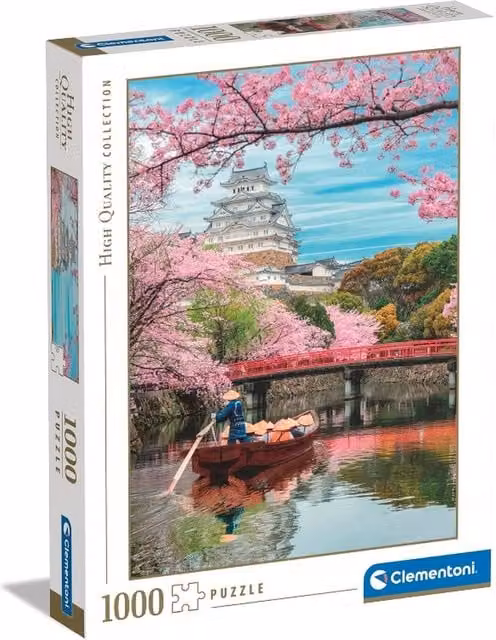 Clementoni Himeji Castle In Spring 1000 Piece Jigsaw Puzzle, Multicolour