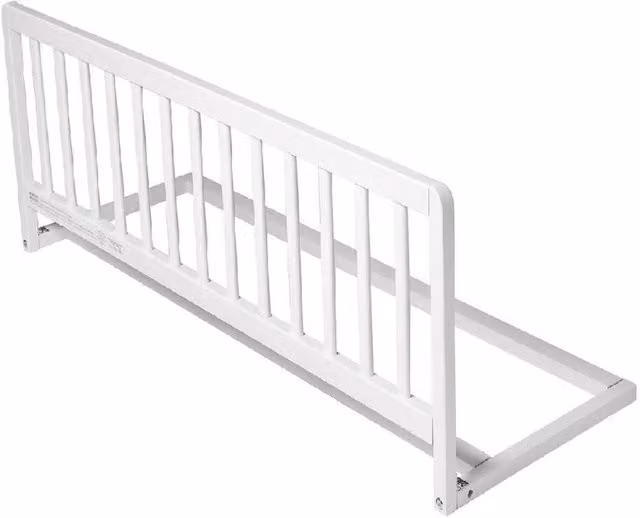 Safetots White Wooden Foldable Bed Guard W/H: 90 x 38 cm