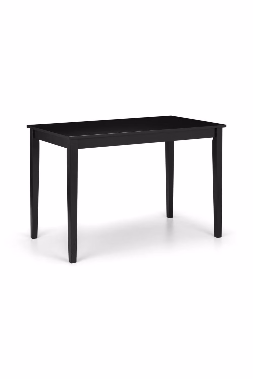 Julian Bowen Hudson Rectangular 4 Seater Dining Table in Black, H74.5 x W114 x D64.5 cm – 4