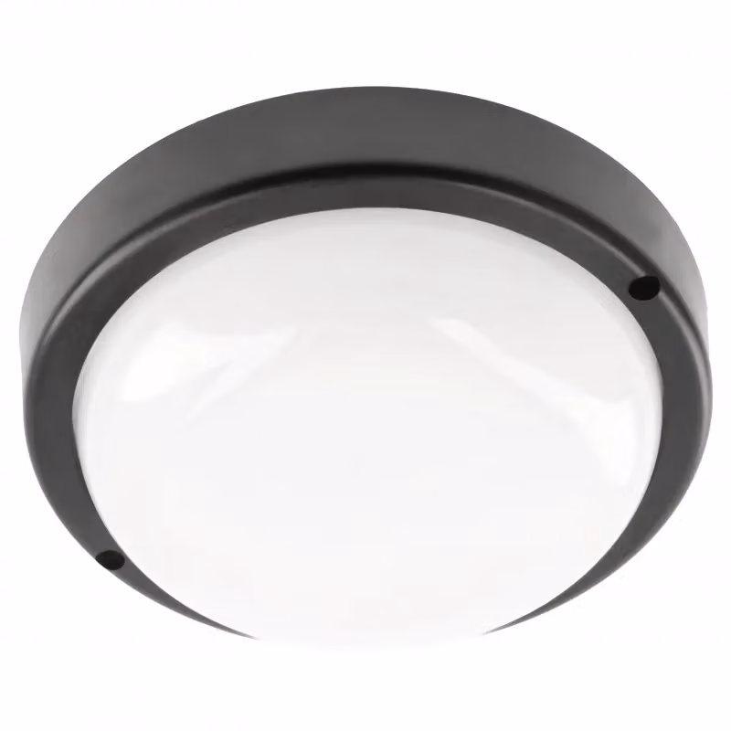 CGC Lighting Kodo Black Round LED Surface Mount Ceiling and Wall Light, 8W, 720lm, 4000K – 2