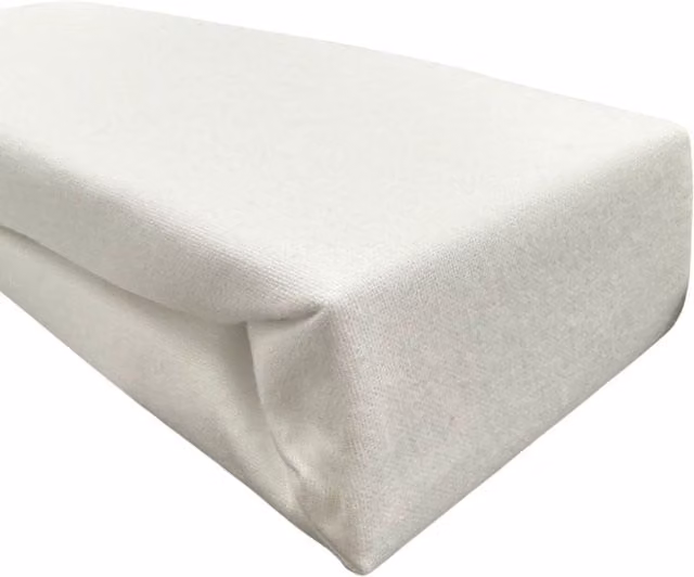 Junior Joy Waterproof Cotton Mattress Protector for Babies, White, W/D/H: 60 x 120 cm