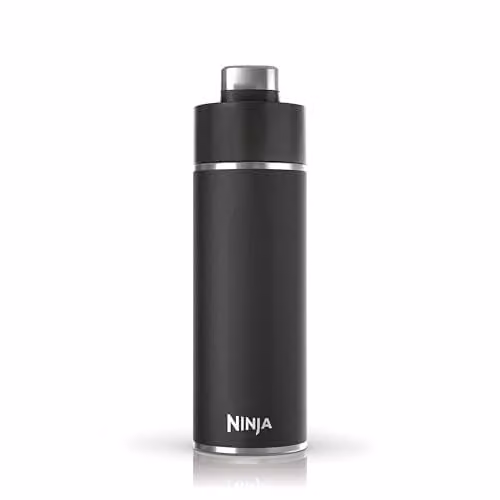 Ninja Thirsti Leak-Proof Water Bottle and Flask, Black, 530 ml – 1