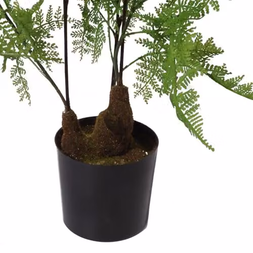 Leaf Artificial Moss Base Fern Foliage Potted Plant, Green, Height: 60 cm – 3
