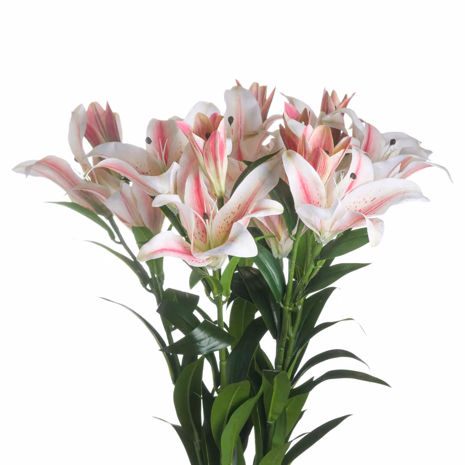 Love Lace White Stargazer Lily Artificial Flower – 2