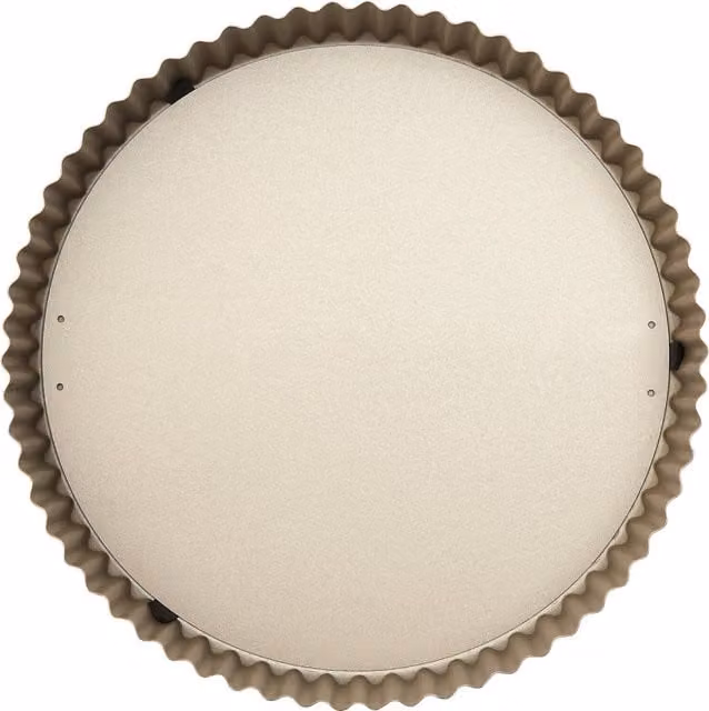 Orsina Non-Stick Carbon Steel Round Tart Tin with Loose Base, Gold, Diameter: 25 cm