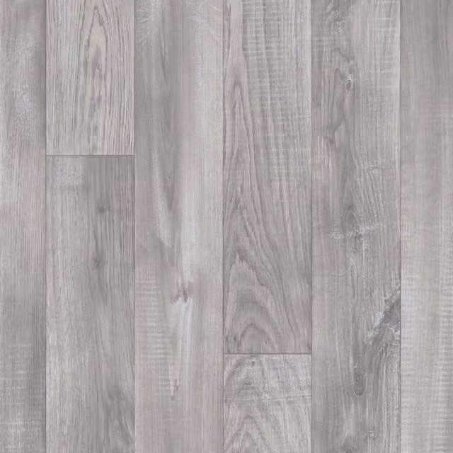 Alba Grey Wood Effect Non Slip Vinyl Flooring Sheet, 2.8mm, W: 300 cm, L: 900 cm