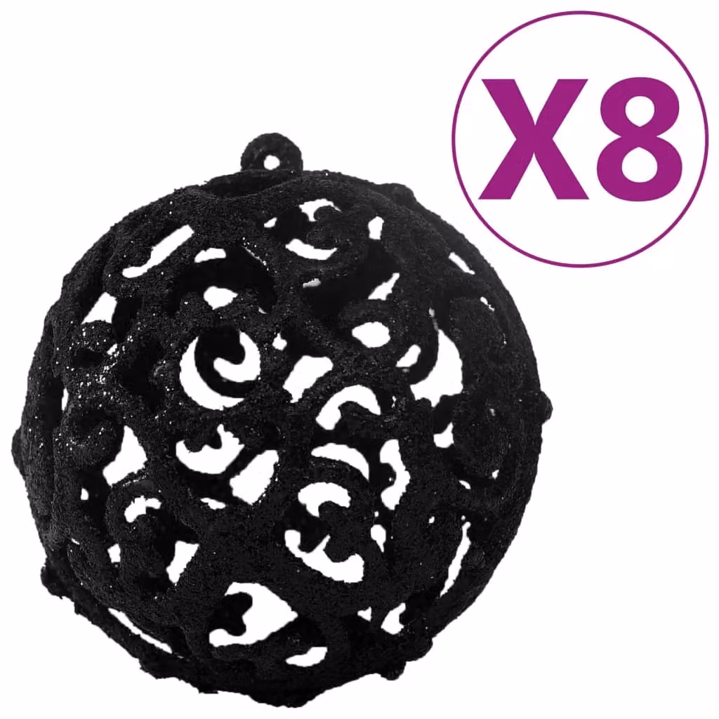 Berkfield Home 100 Piece Black Christmas Bauble Set – 2