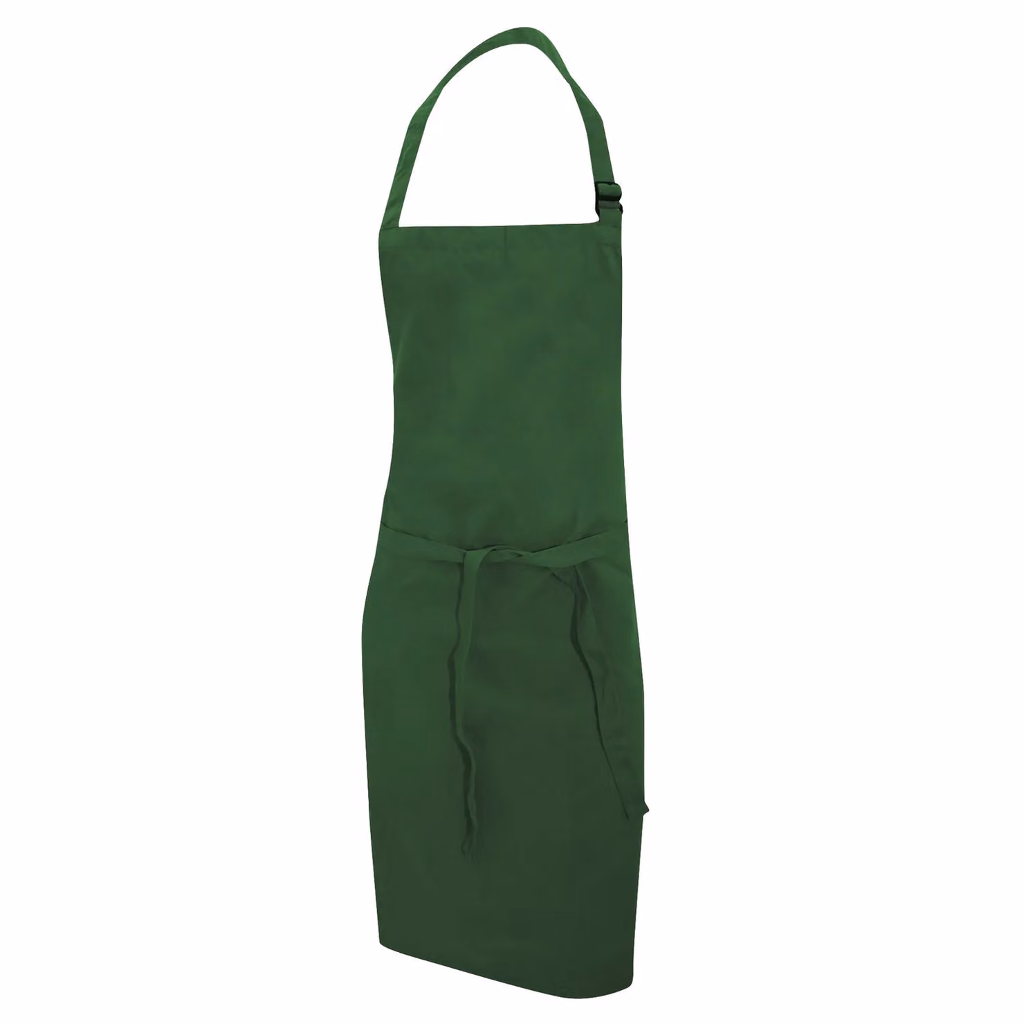 Dennys Multicoloured Bib Apron in Bottle Green, W: 71.12 cm, H: 91.44 cm – 2