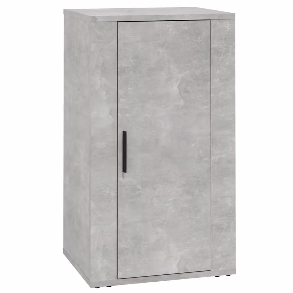 Berkfield Home Modern Sideboard in Concrete Grey, W/D/H: 40 x 33 x 70 cm – 2