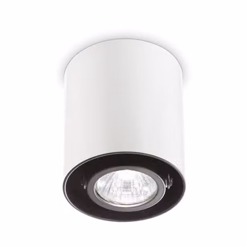 Ideal Lux Netlighting Mood Small Round White Surface Mounted Downlight GU10