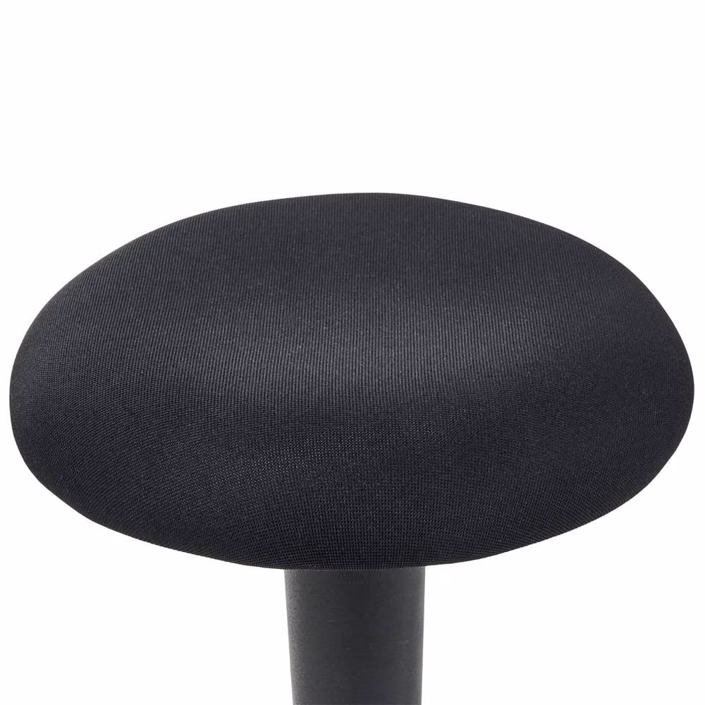Wyld and Coco Adjustable Wobble Stool with Black Fabric and Steel Frame – 3