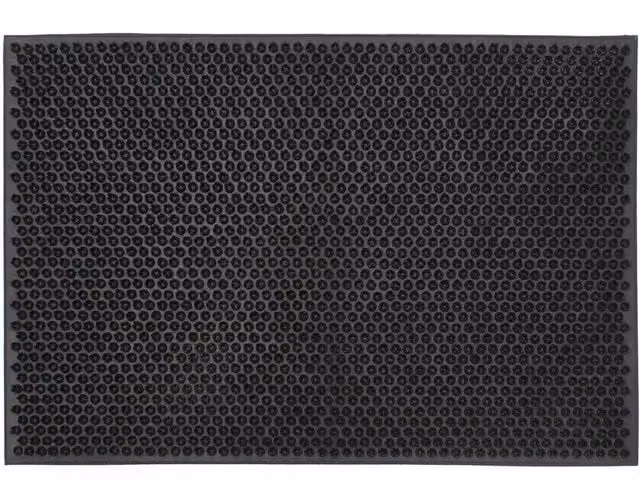 JVL Black Rubber Condor Weatherproof Rectangular Animal Product in Black