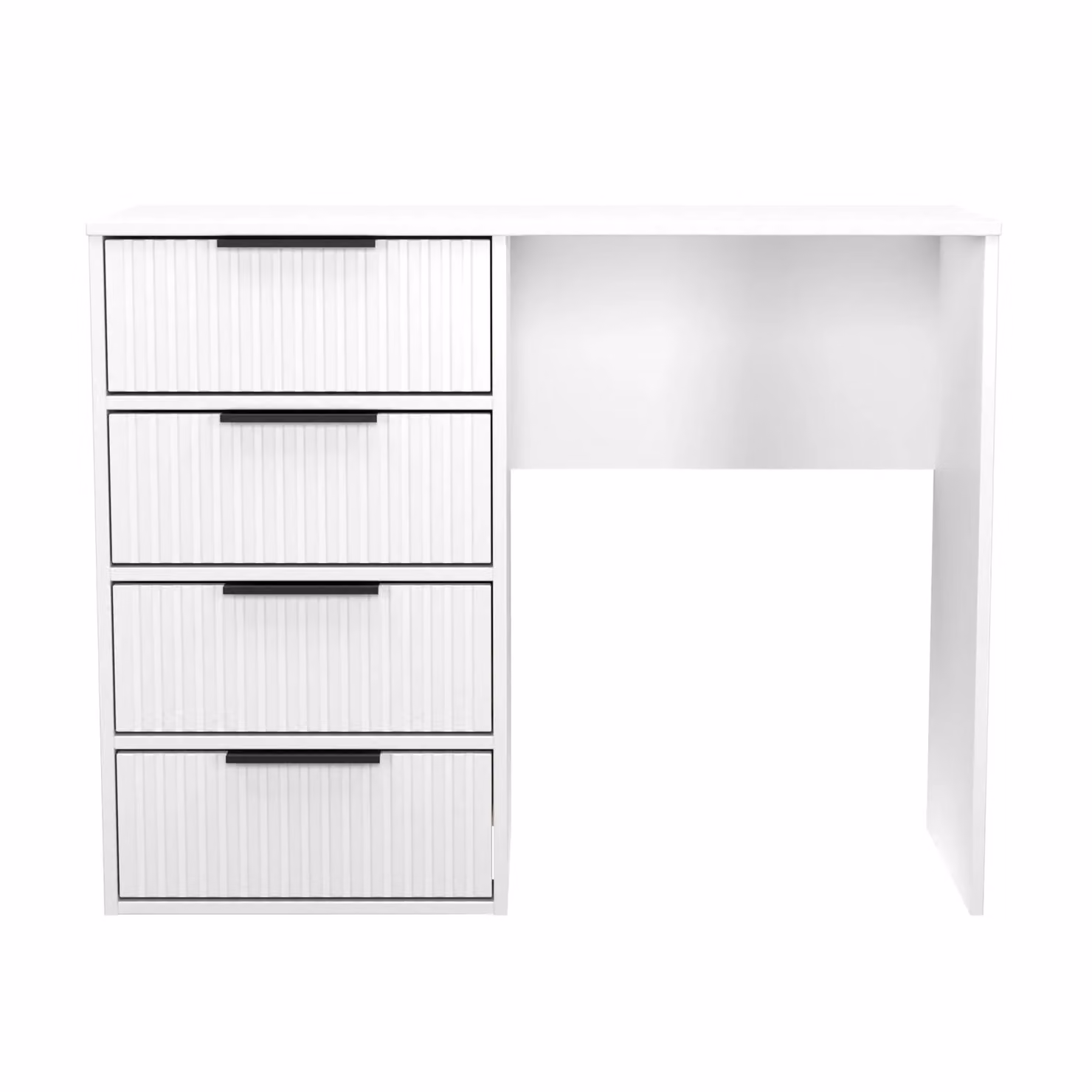 Ready Assembled 2 U Menai 4 Drawer Vanity in White – 2