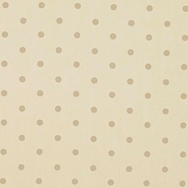 Clarke & Clarke Dotty Fabric in Beige for Children