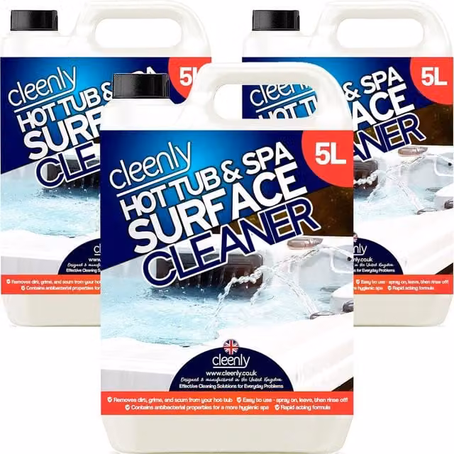 Cleenly Hot Tub and Spa Waterline Surface Cleaner, 15 kg