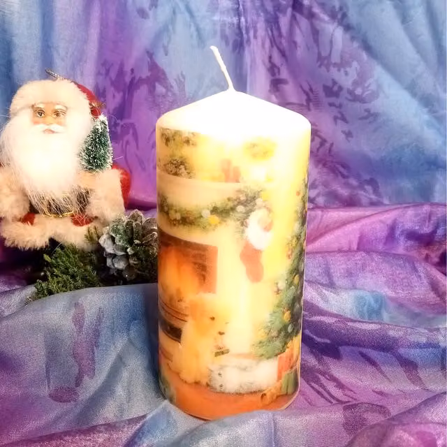 Viki Christmas Puppy and Kitten Scented Candles in White and Multicolour