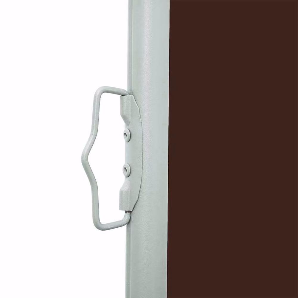 Berkfield Home Brown Retractable Side Awning with Polyester Fabric and Steel Frame, W/H: 160 x 600 cm – 3
