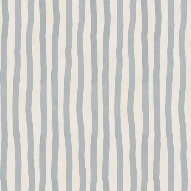 House of Hackney Artist's Stripe Wallpaper Byzantine & Narcissus in Blue
