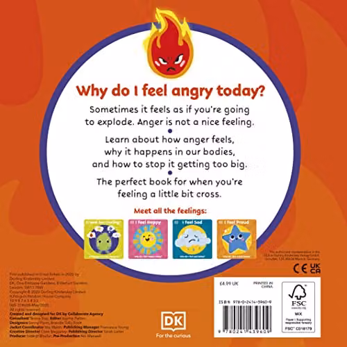 DK First Emotions: I Feel Angry Board Book – 2