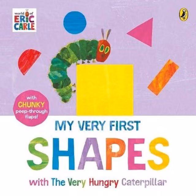 Eric Carle My Very First Shapes with The Very Hungry Caterpillar Multicolour Paperback Book