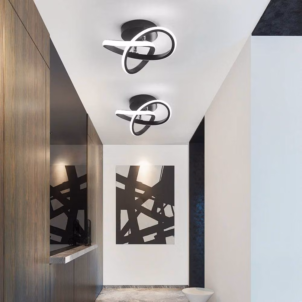 Pheashine Modern Dimmable LED Ceiling Light, 20W, 2200LM, Diameter: 25 cm, Black – 3