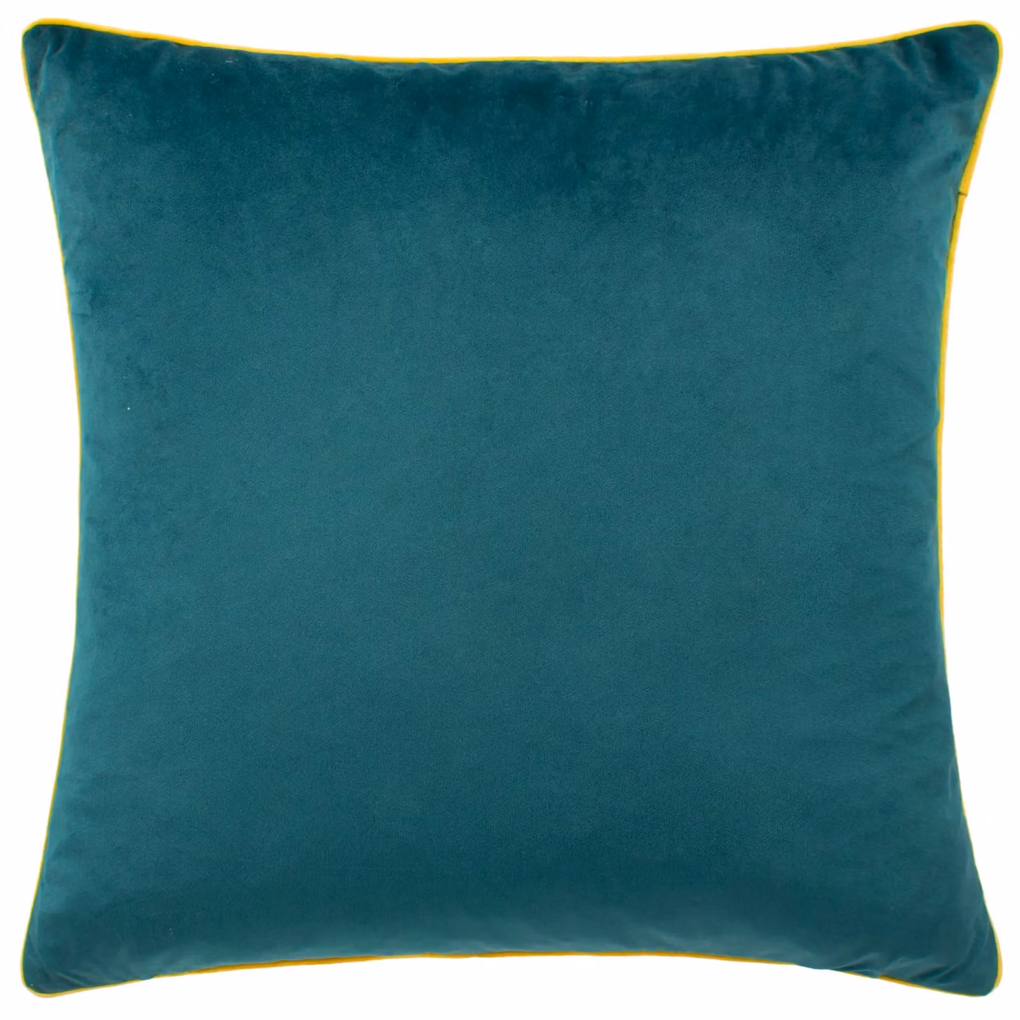 Furn Meridian Turquoise Velvet Square Cushion with Removable Polyester Filling, W/D/H: 45 x 45 x 45 cm – 2